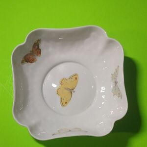 Decorative Bowl with Butterfly Design